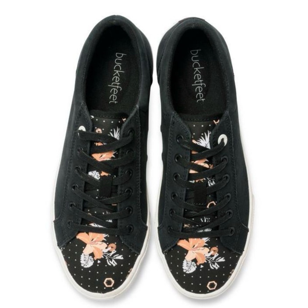 Bucket Feet Floral Artistry Sneakers Size 10 - Picture 2 of 9